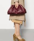 Сумка Bottega Veneta The Pouch Bordeaux Clutch